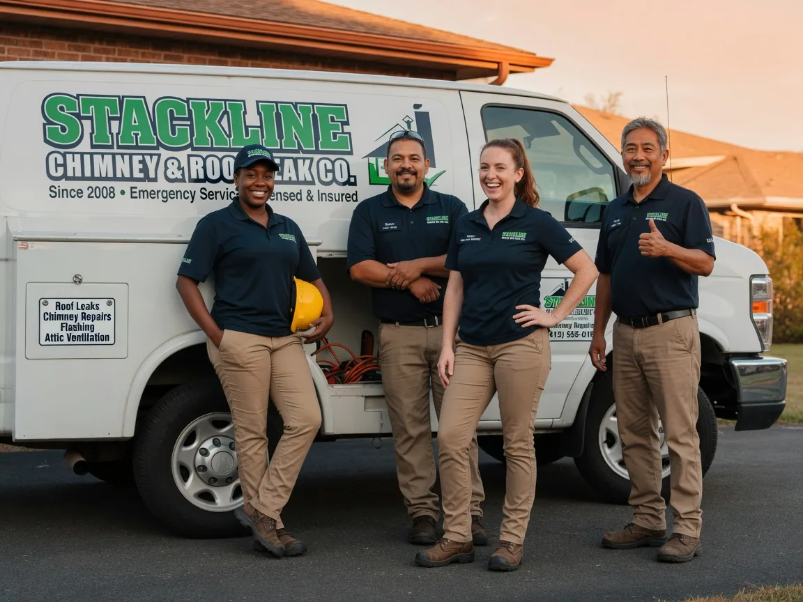 Chimney flashing repair company in Pleasanton, KS